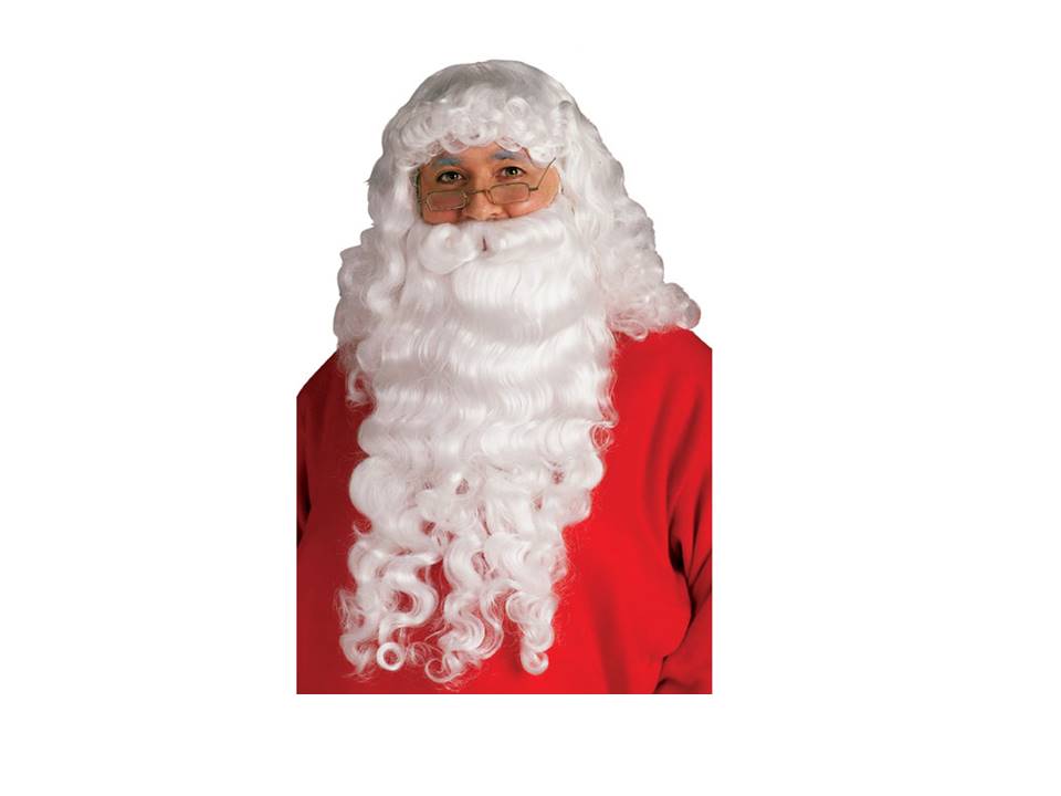 Wig- Santa Wig And Beard [Rental for 4 days] – Partymix