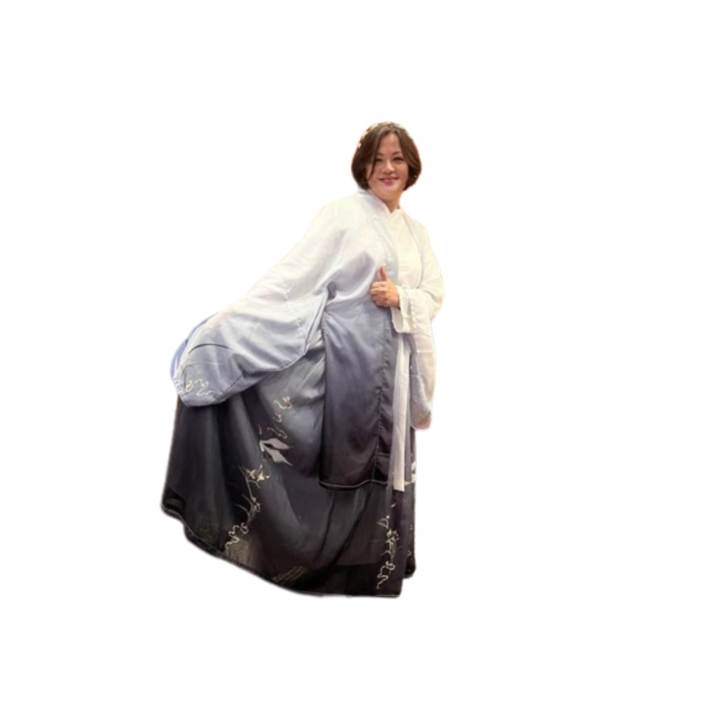 Gradient Mulan Black Hanfu [Rental for 4 days] – Partymix