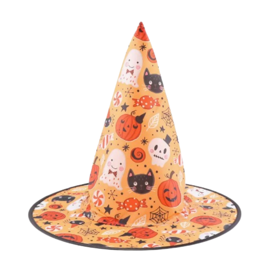 Halloween Witch Hat – Orange [For Sale] – Partymix