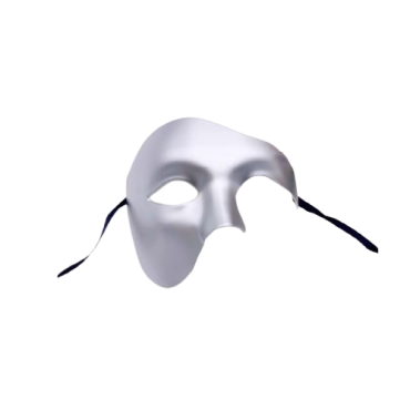 Phantom Of The Opera Masquerade Mask in silver