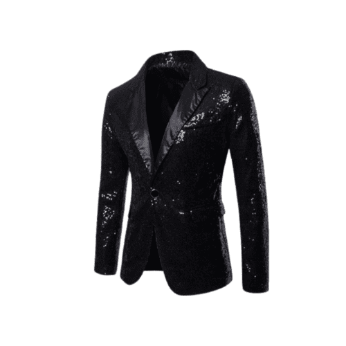 Black Sequin Jacket [Rental for 4 Days]