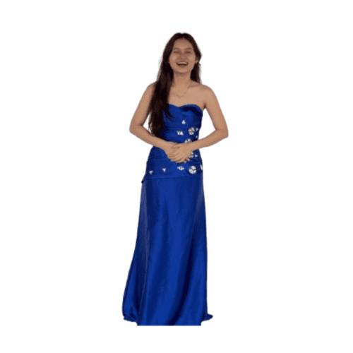 Blue Dinner Dress [Rental for 4 Days]