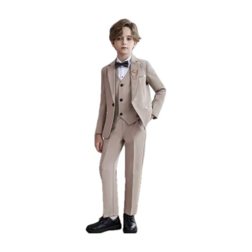 Khaki Formal Suit Boy [Rental for 4 Days]