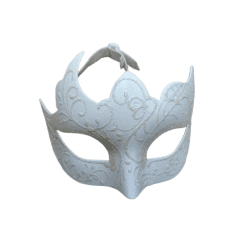 Vernice Masquerade Mask (White) [FOR SALE]