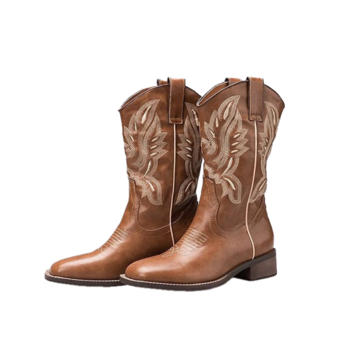 Cowboy Boots (Brown) [Rental for 4 Days]